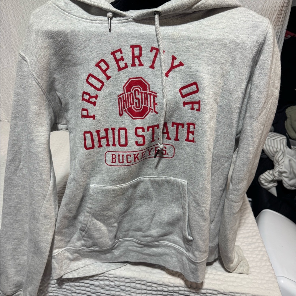 Ohio State Buckeyes Gray Hoodie